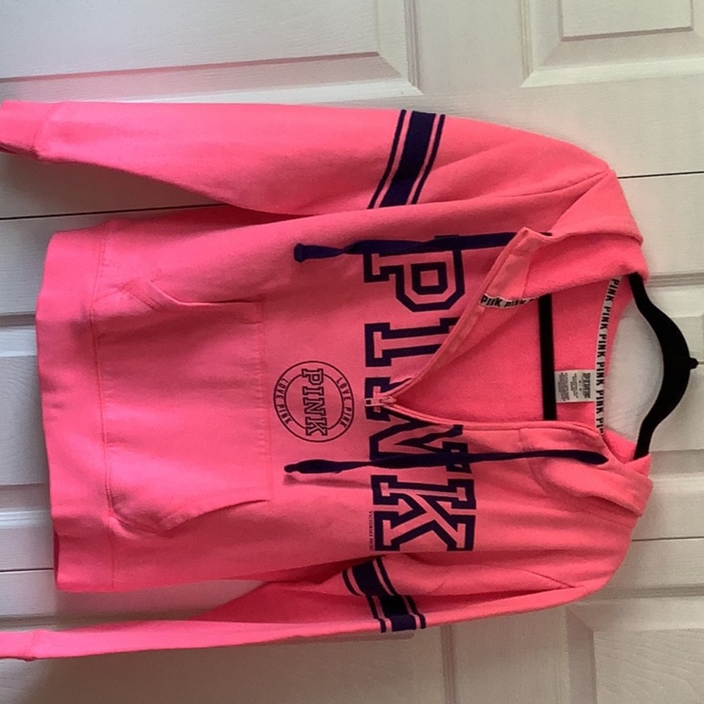 Pink Hooded Sweatshirt